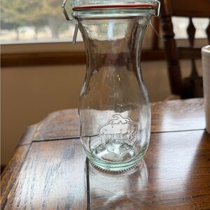 Clear Glass Weck Jar with Lid
